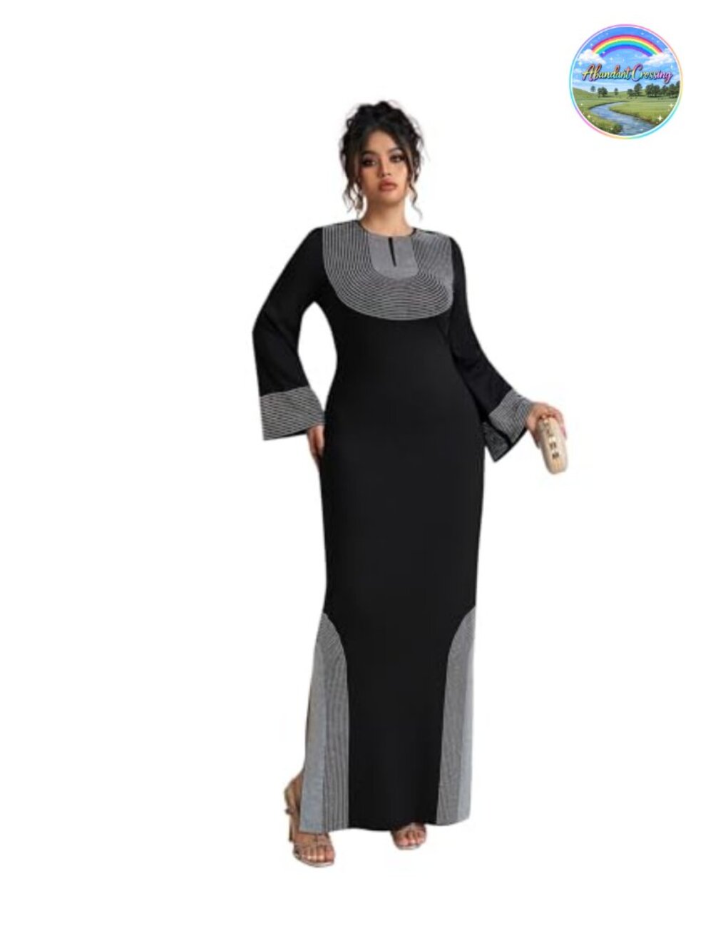 Women's Rhinestone Bodycon Club Dress Stretchy Knit Party Nightclub